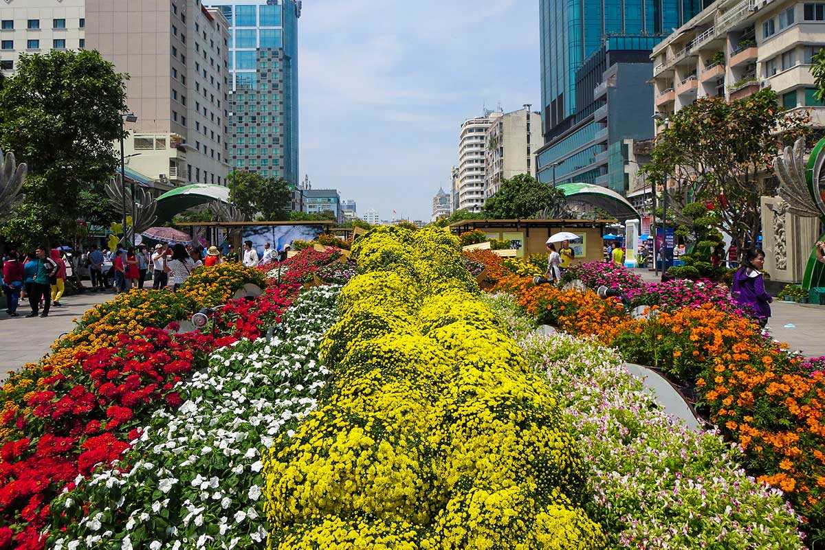 Nguyen Hue Walking Street in Saigon